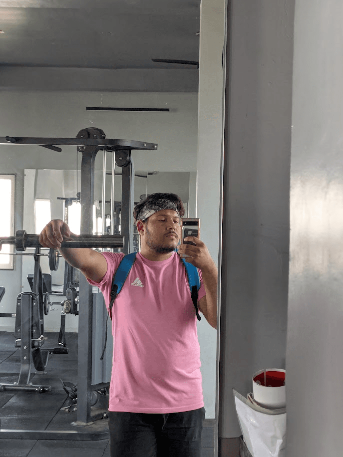 Workout at a gym